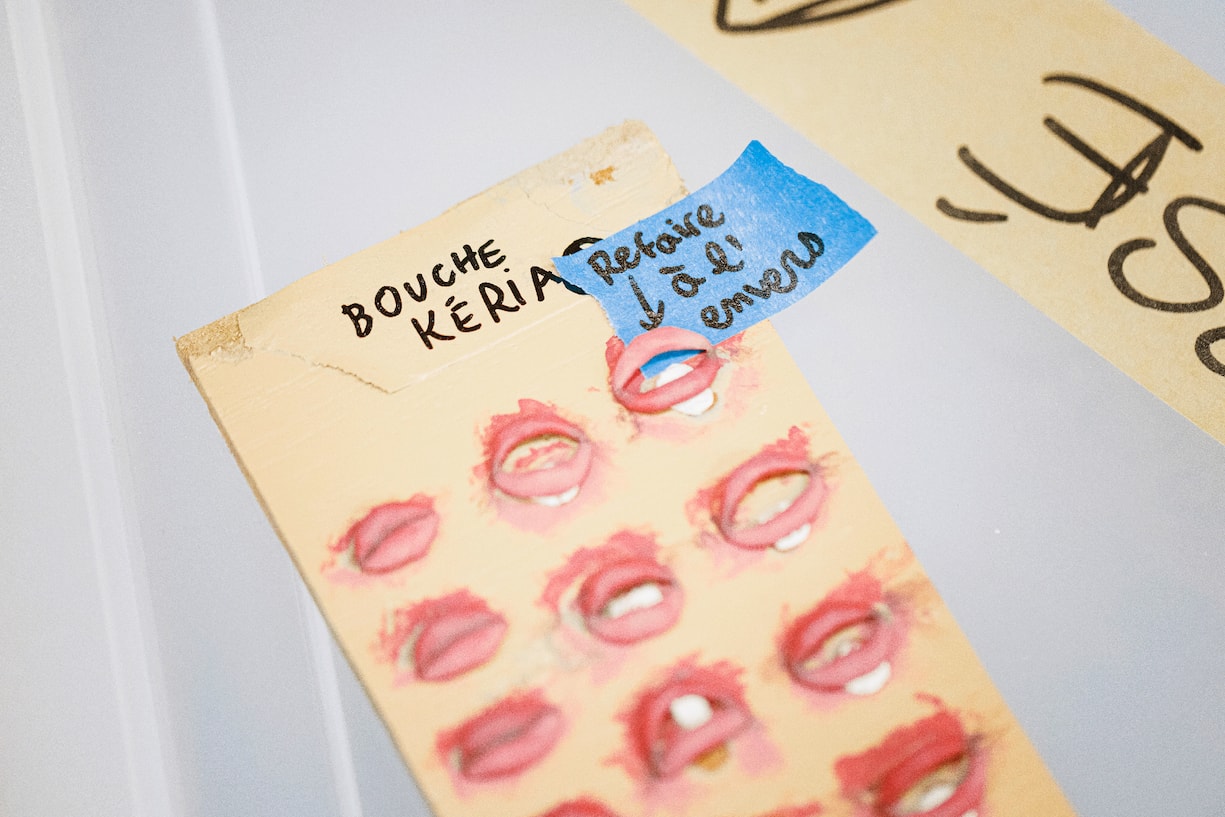 Fabrication de la bouche de Kéria pour le film "Sauvages!"
