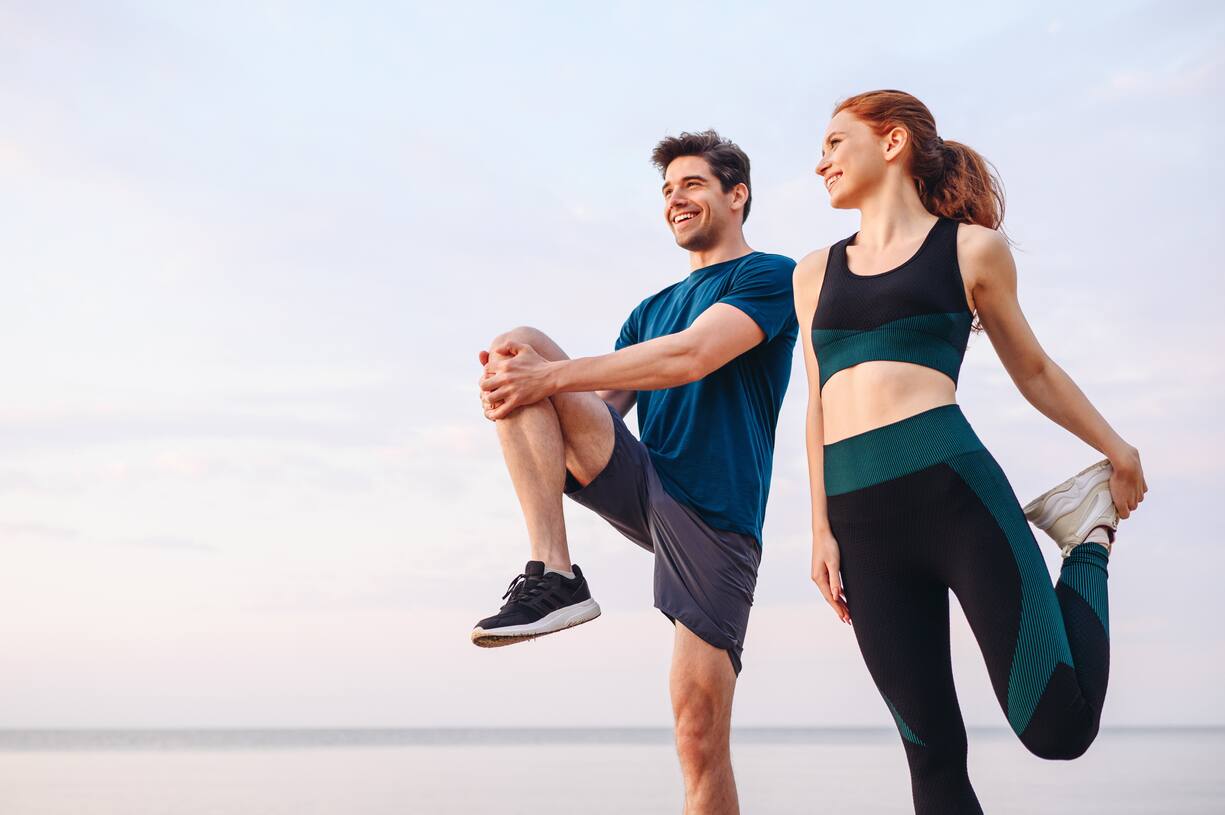 gens faisant du sport