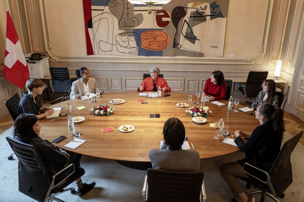 Elisabeth Baume-Schneider et ses invitées