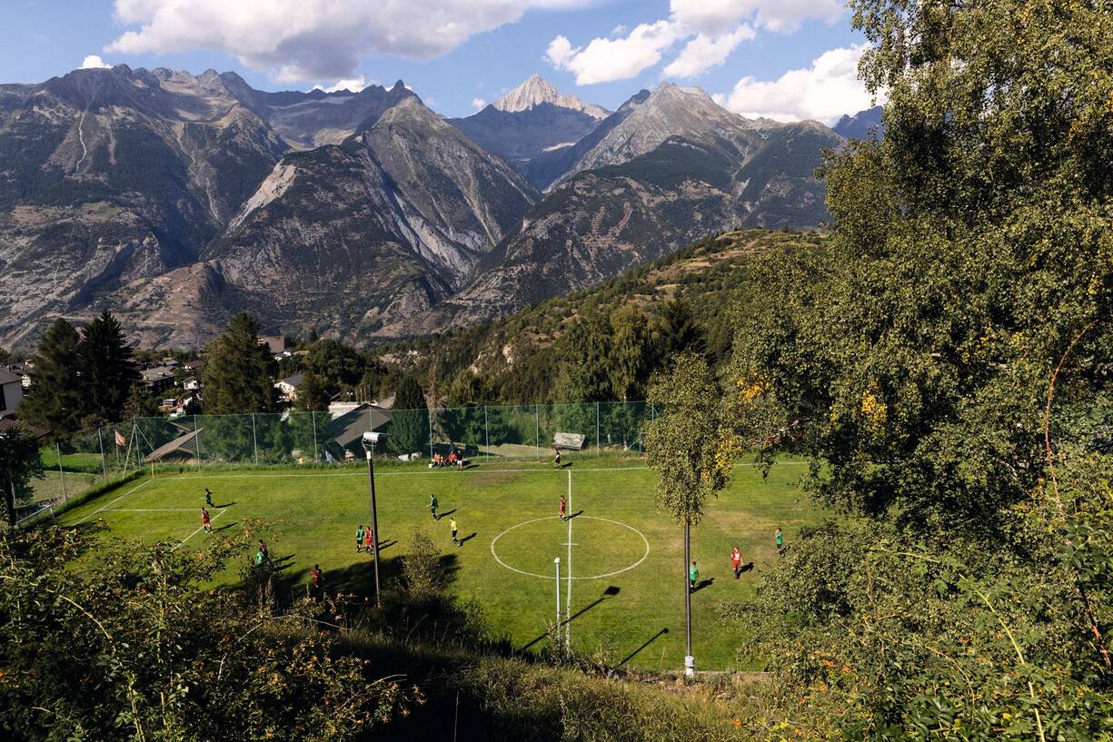 Championnat de football dans les villages de montagne du Haut-Valais