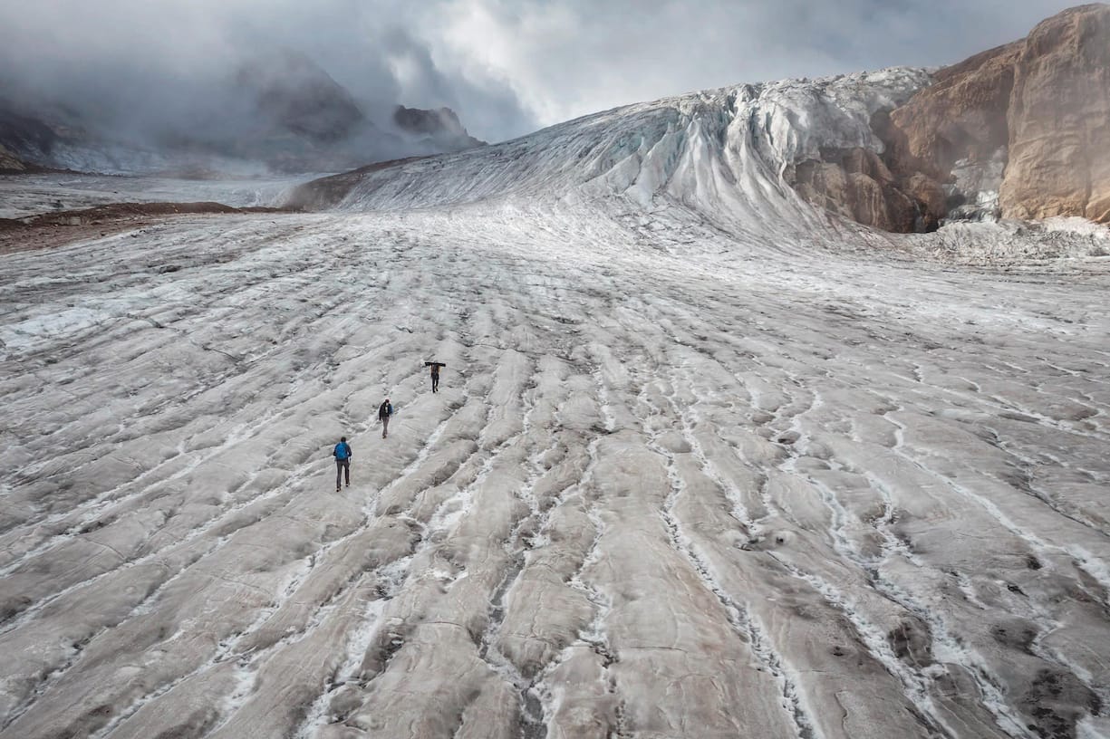 Fonte des glaciers en Suisse