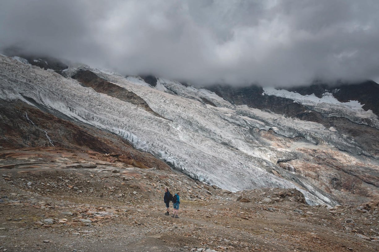 Fonte des glaciers en Suisse