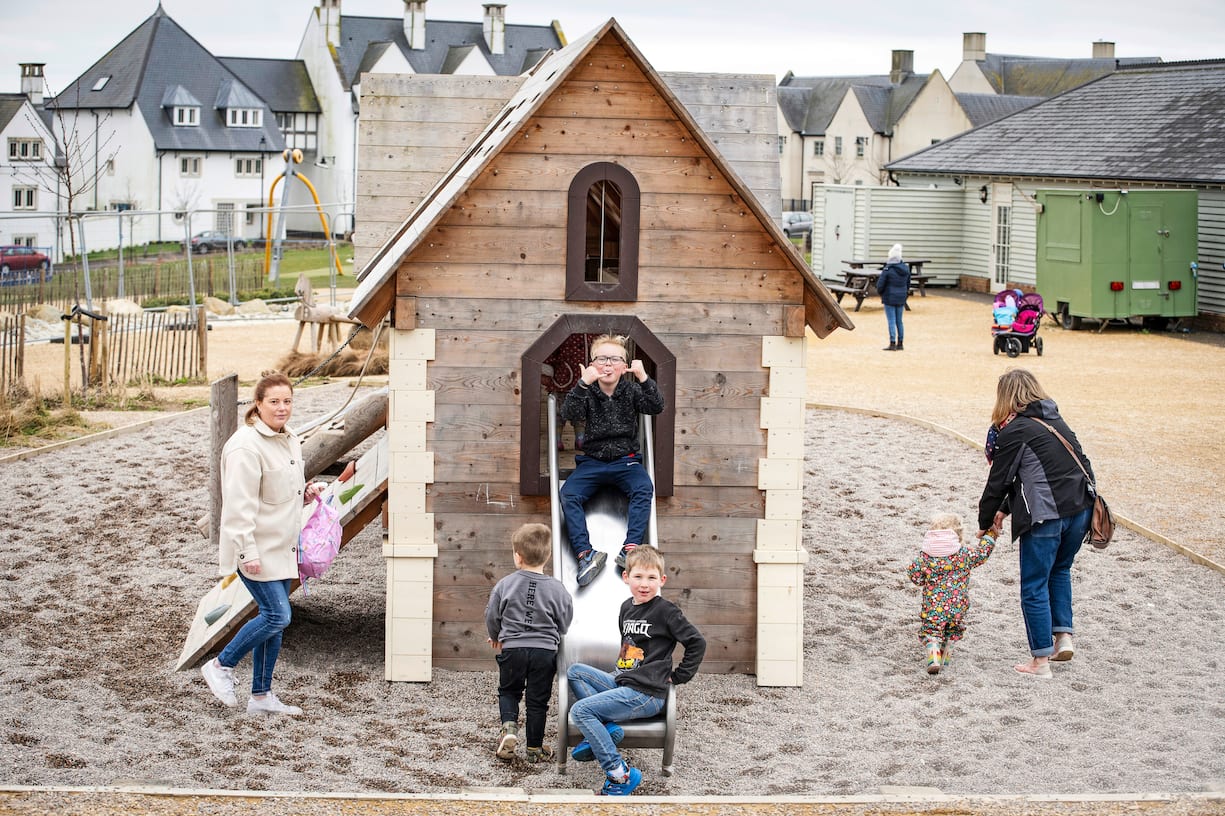 Reportage à Poundbury en Angleterre.