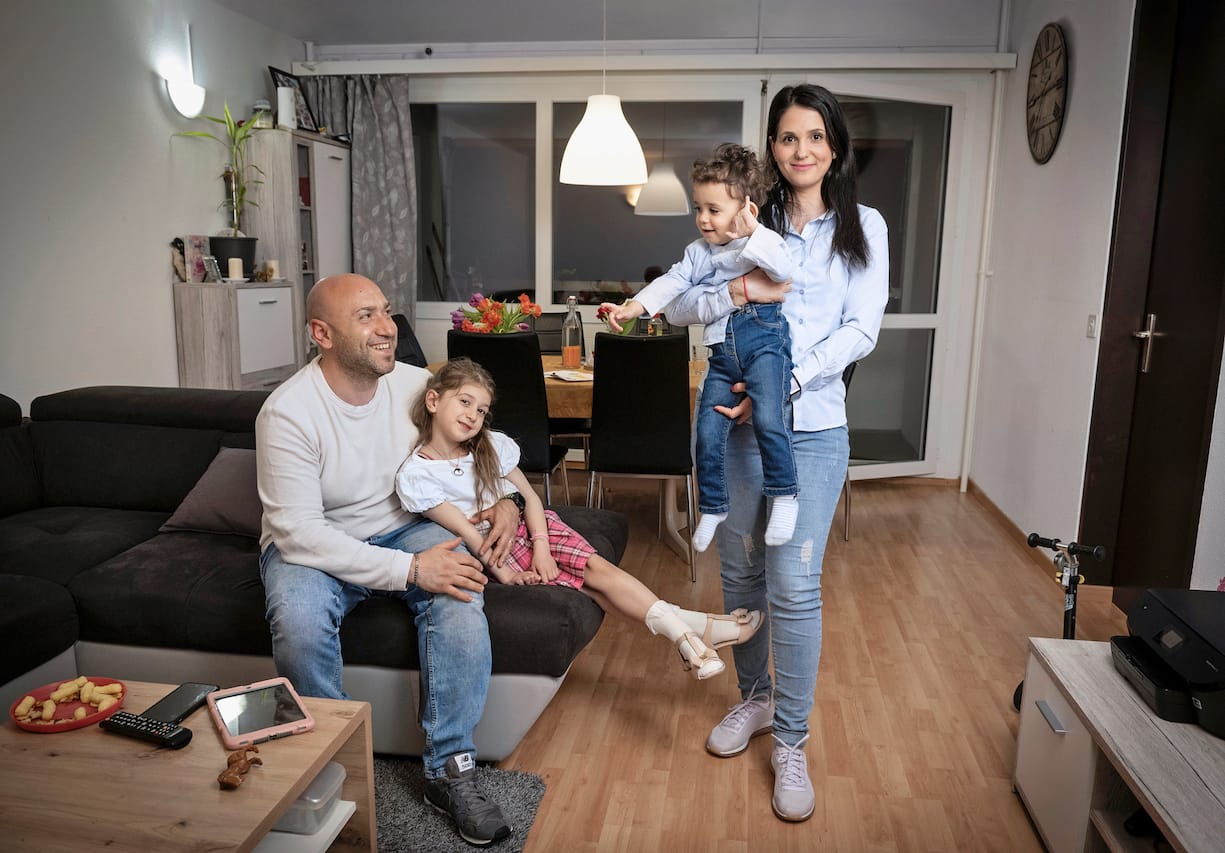 La famille Belperio habite le quartier de la Bourdonnette