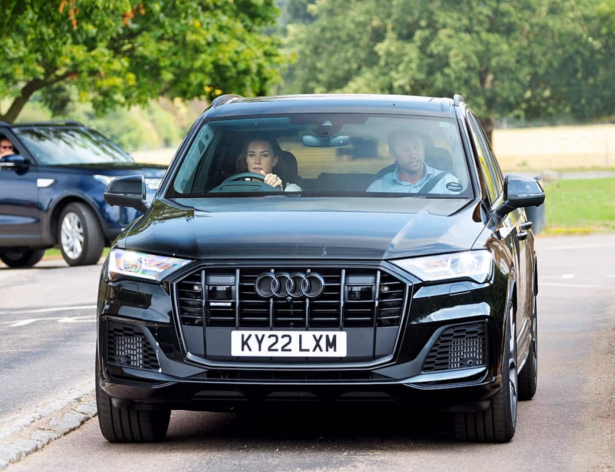 Kate Middleton au volant d'une audi Q7