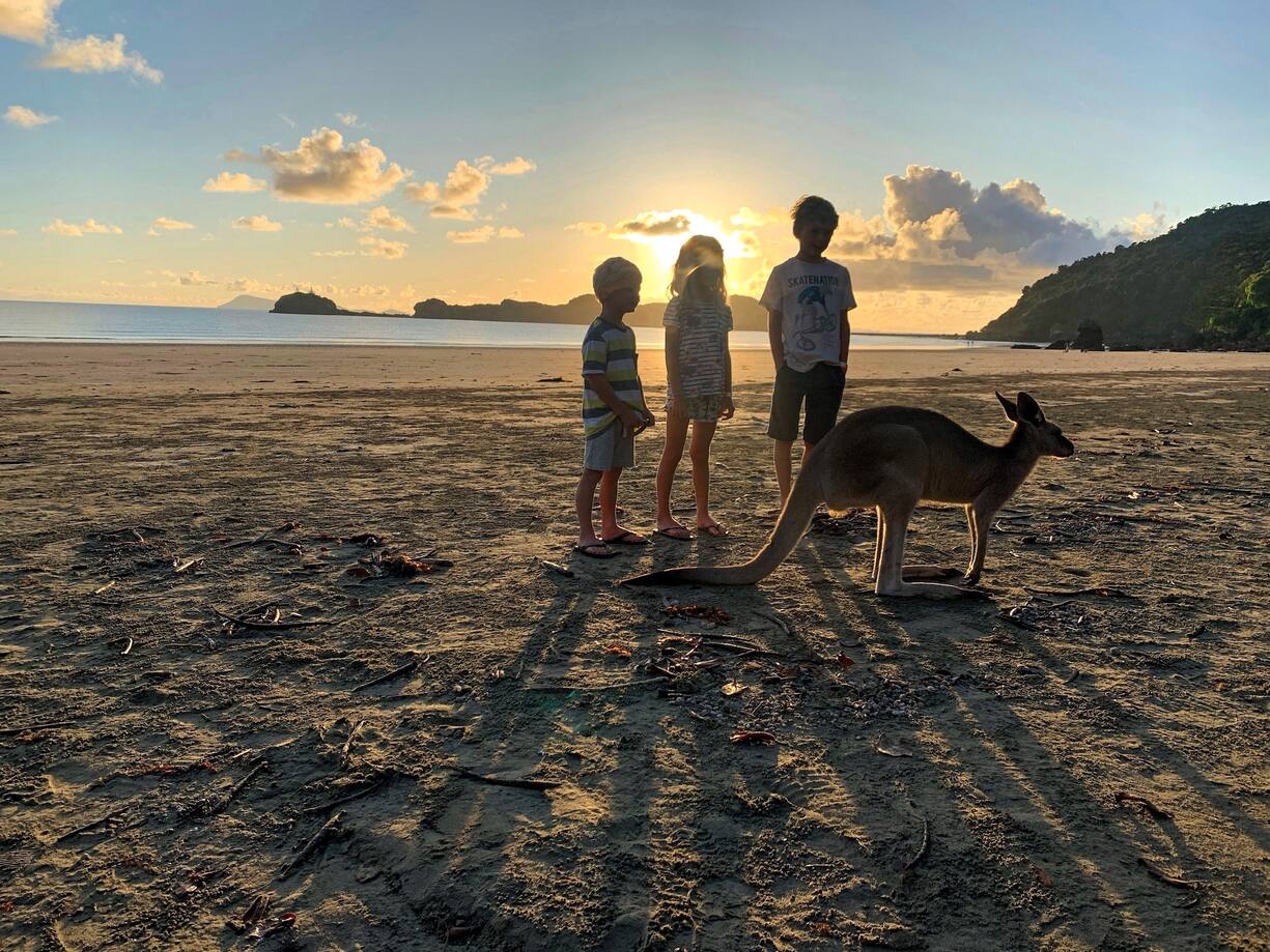 Nicola Spirig en voyage en Australie avec sa famille