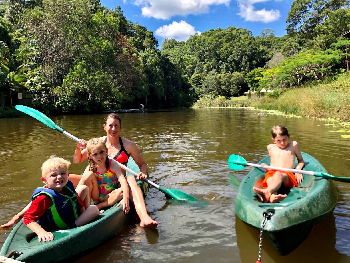 Nicola Spirig et sa famille en vacances