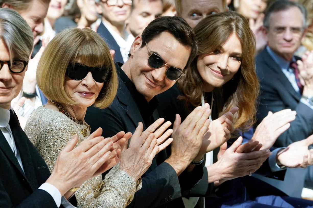 Roger Federer, Anna Wintour et Carla Bruni-Sarkozy au Met Gala 2023 