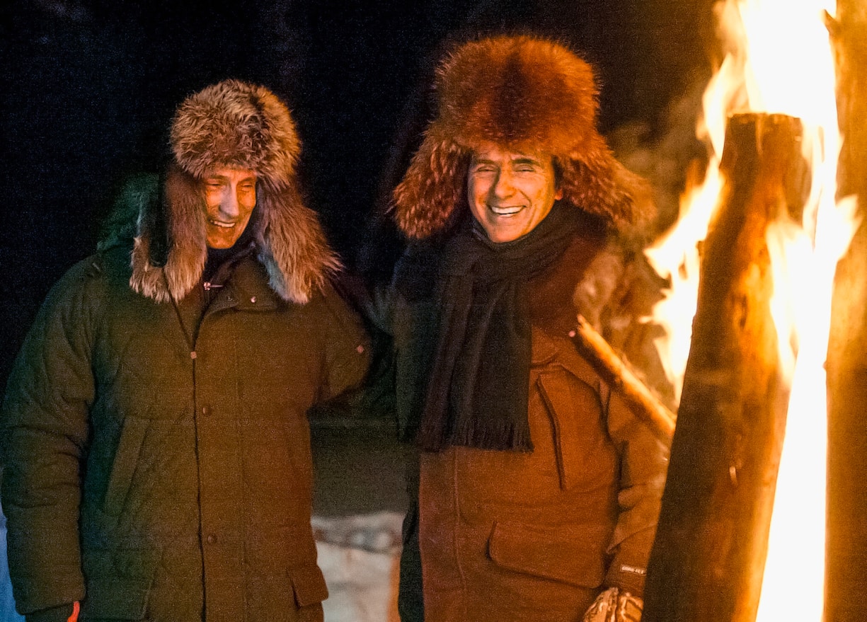 Berlusconi et Vladimir Poutine en 2003