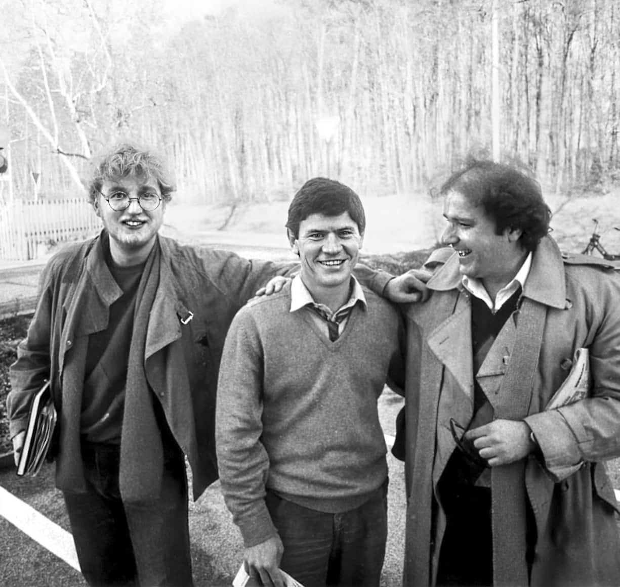 Arnaud Bédat, Philippe de Dieuleveult et Stanislas Popovic en 1984
