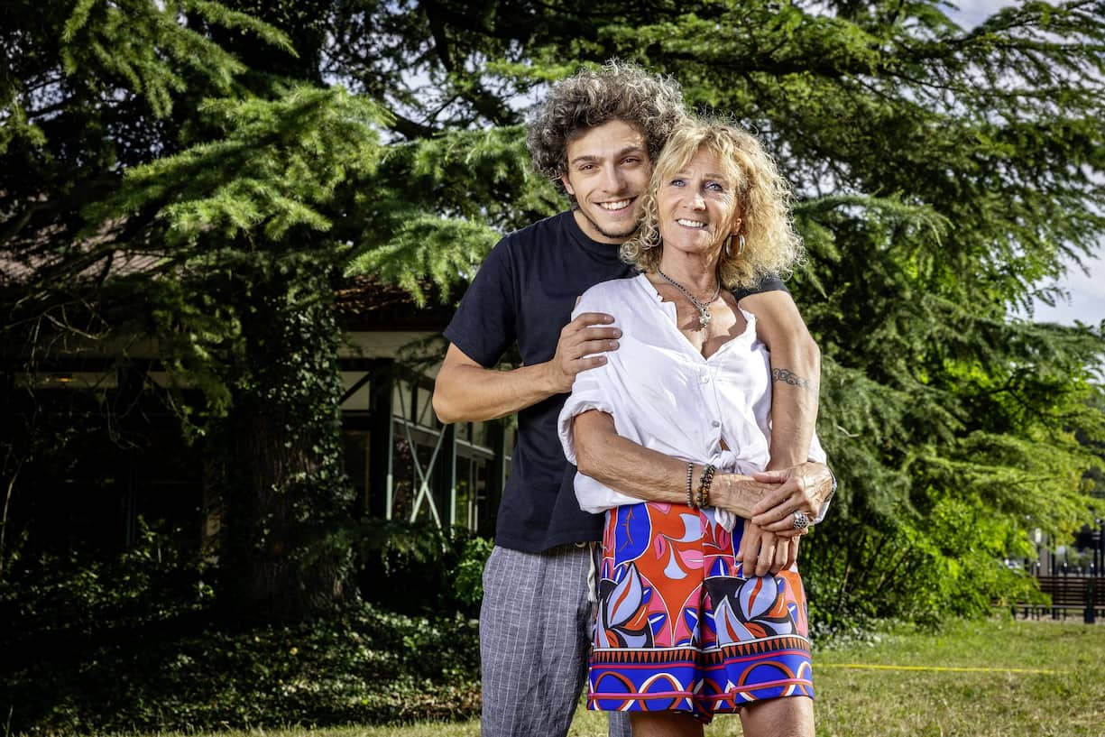 Marie-Rose Paternostro avec son fils Vincent