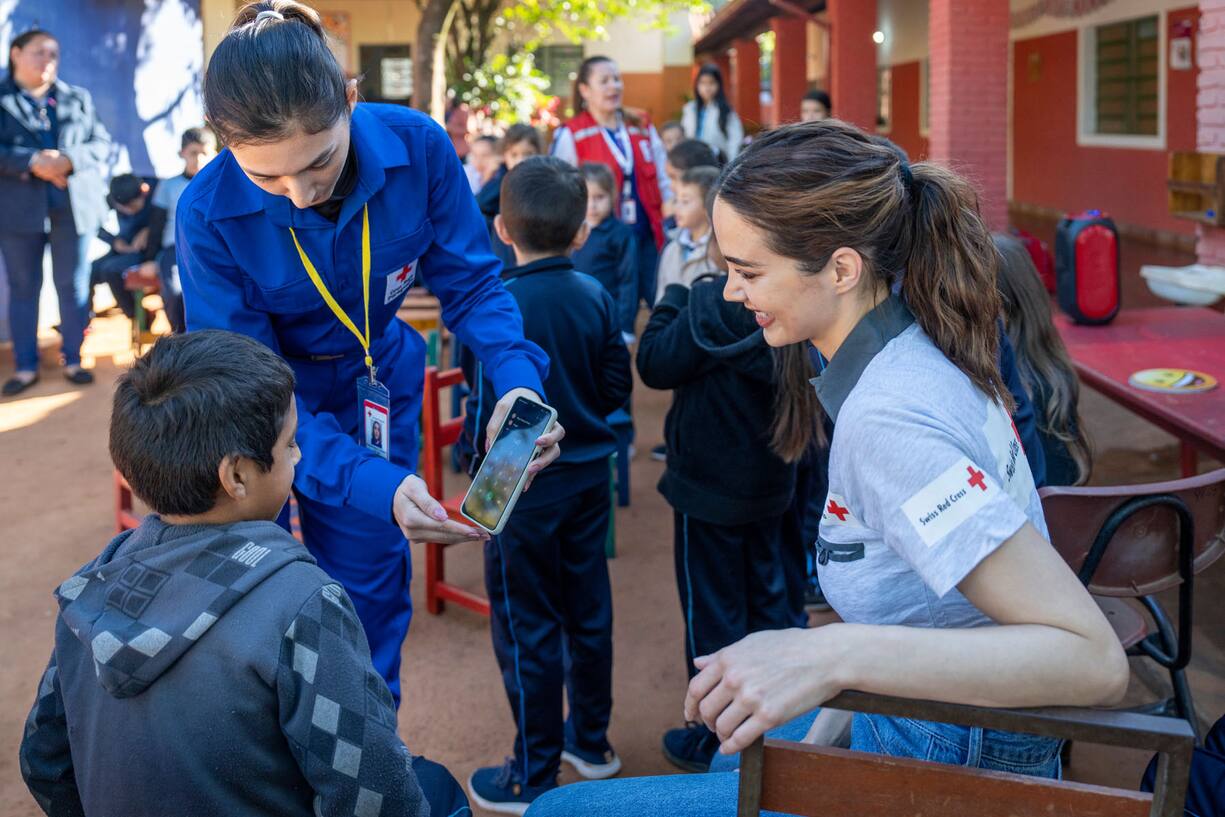 L'école : Escuala Basica N2287, colegio Nacional à Villarrica, Paraguay mai 2023. © Nicolas Righetti / Lundi13
