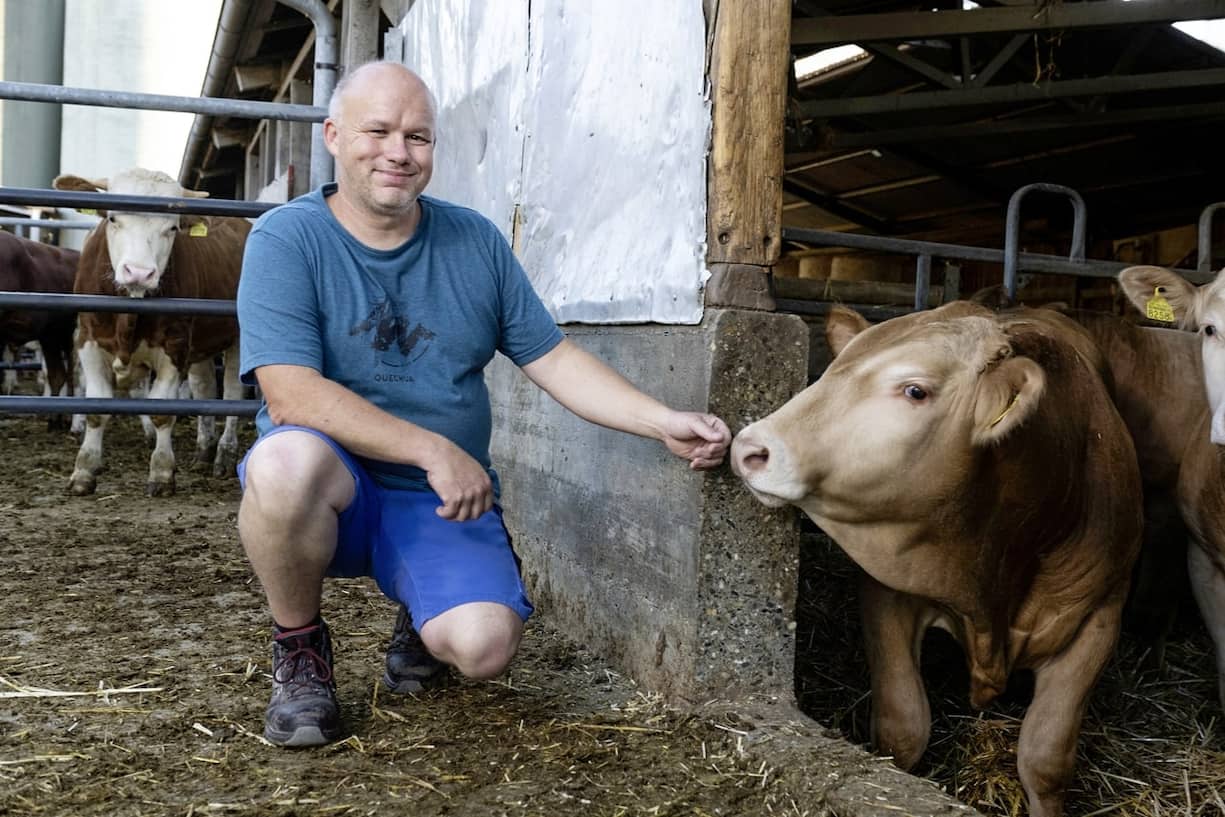 Christophe Longchamp, agriculteur, 100%, dont 30% dans l’association agricole Prométerre, dévoile son salaire à "L'illustré".