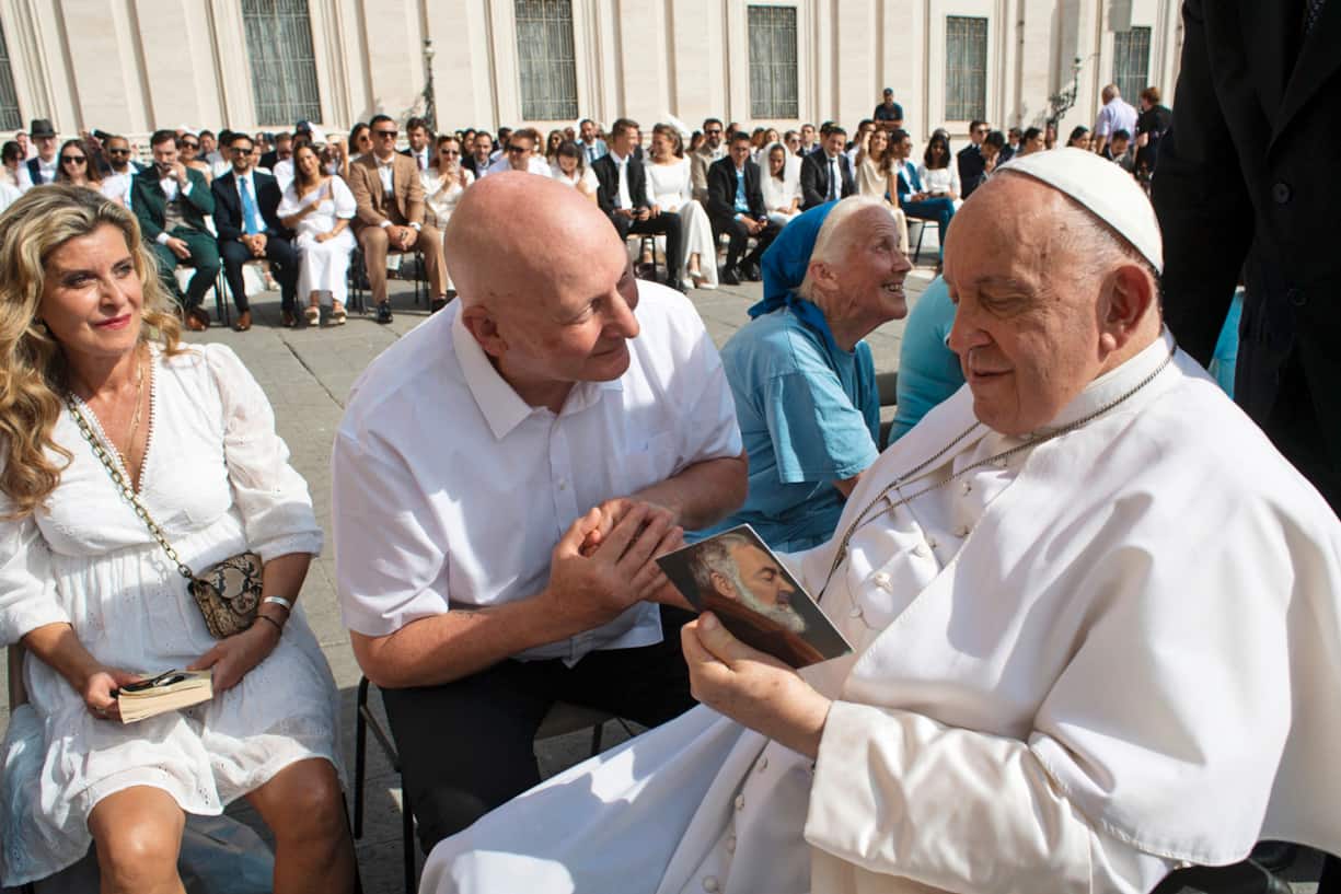 Daniel Pittet rencontre le pape François