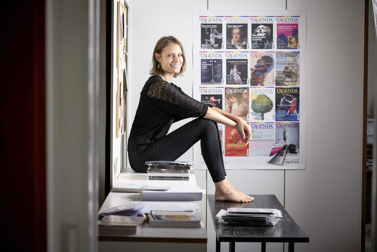 Katia Meylan, rédactrice en chef de la revue bimestrielle «L’Agenda», dévoile son salaire pour "L'illustré".