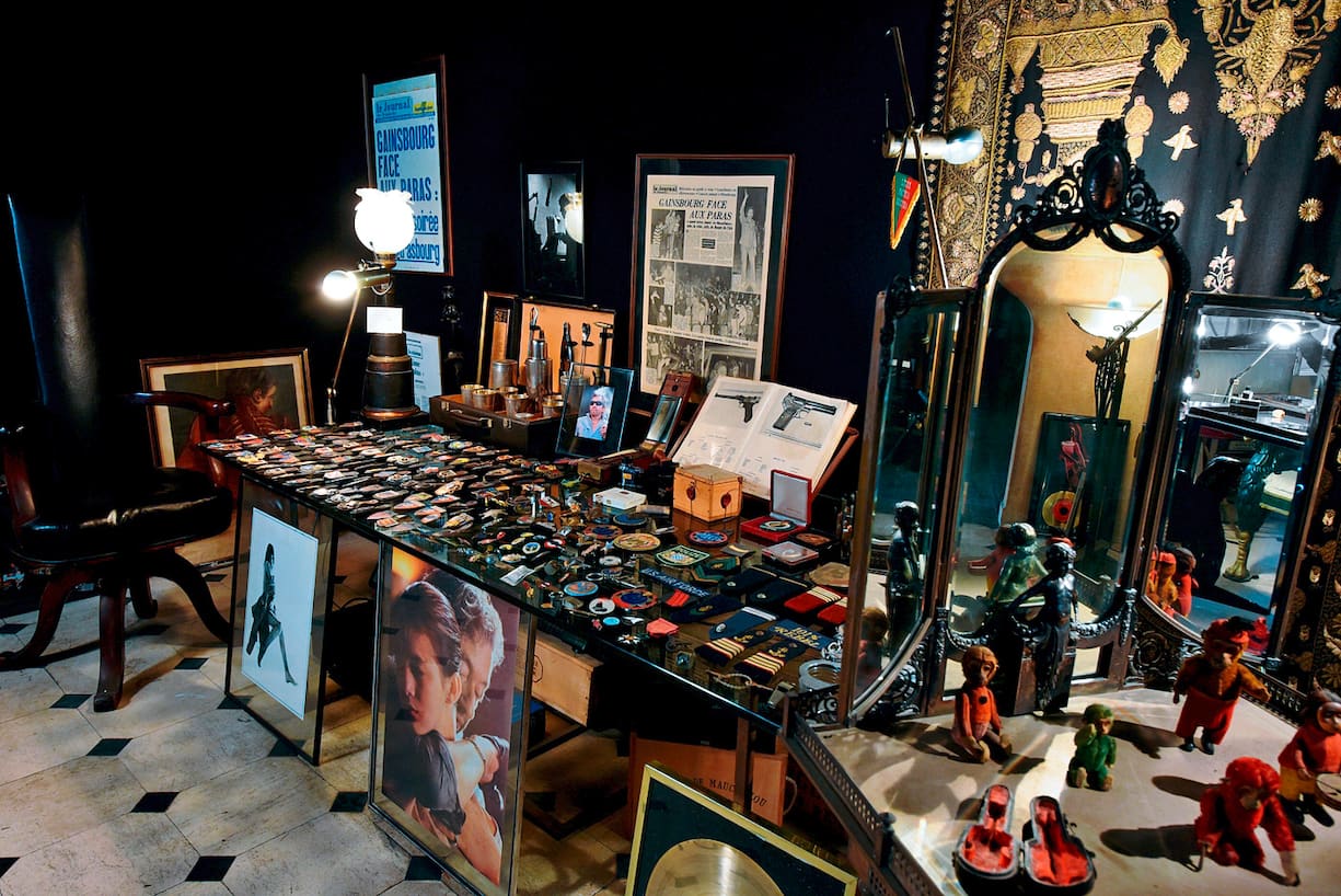 La maison de Serge Gainsbourg au 5, bis rue de Verneuil.