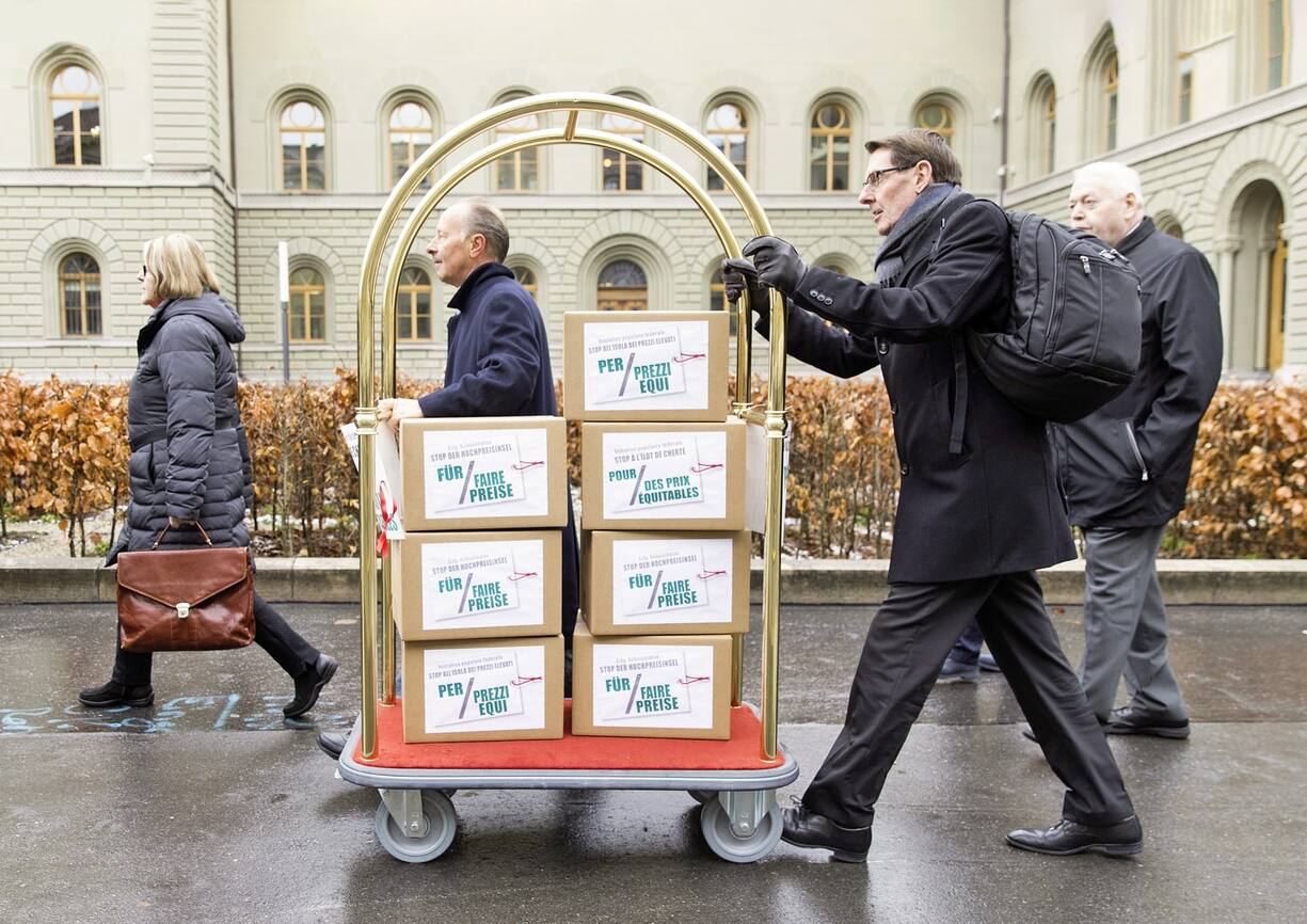 L’initiative «Stop à l’îlot de cherté – pour des prix équitables» lancée en 2017