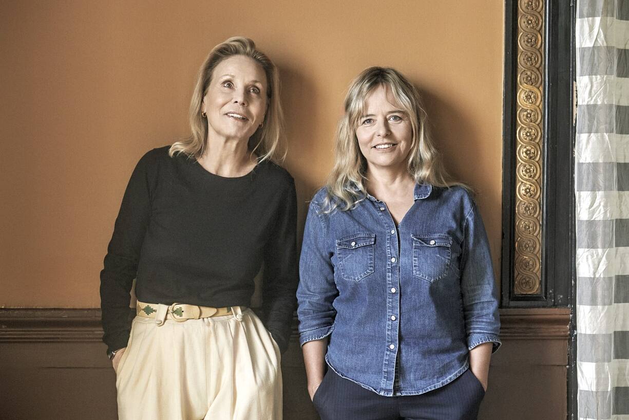 Marthe Keller et la dramaturge Sandra Gaudin