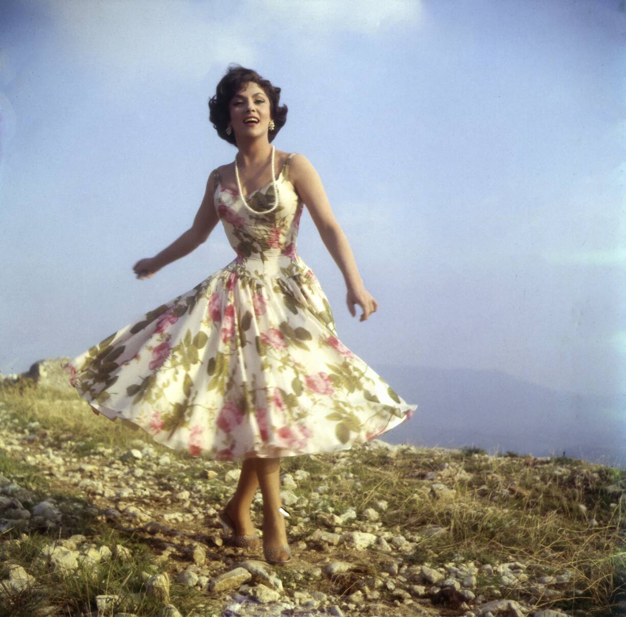 L'actrice Gina Lollobrigida