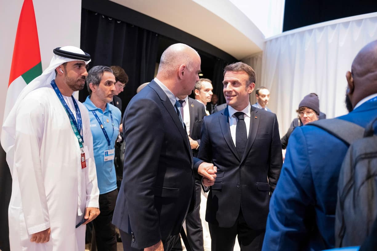 Le dernier voyage d'Alain Berset: ici au COP 28 avec Emmanuel Macron