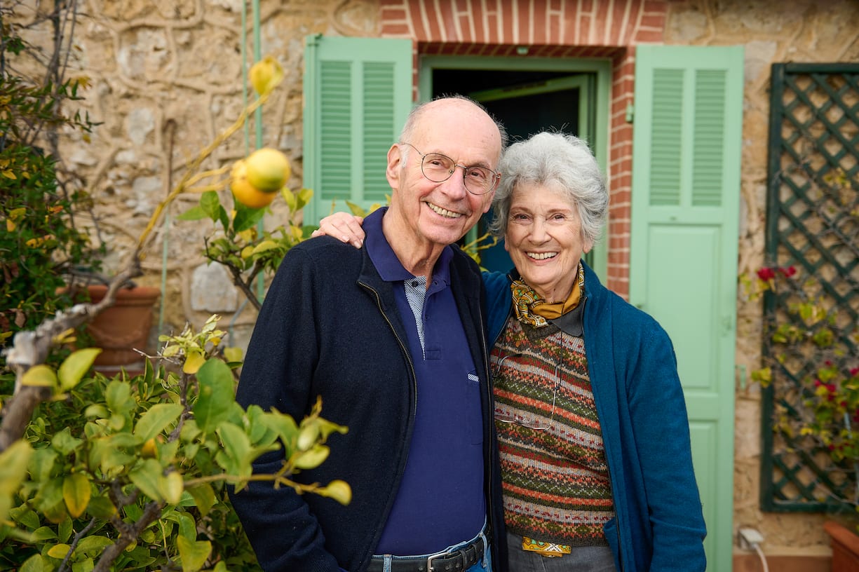 Boris Cyrulnik avec son épouse Florence Cyrulnik