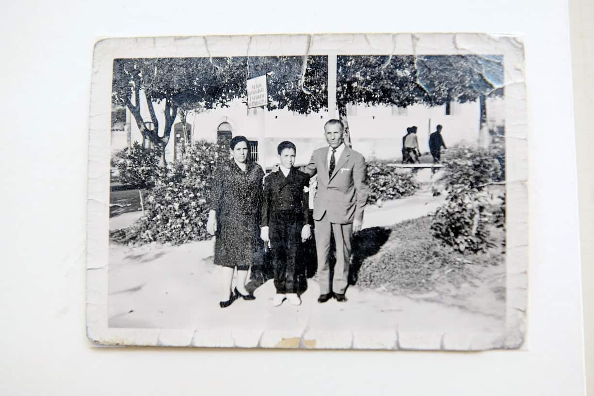 Nino Rizzo enfant avec ses parents