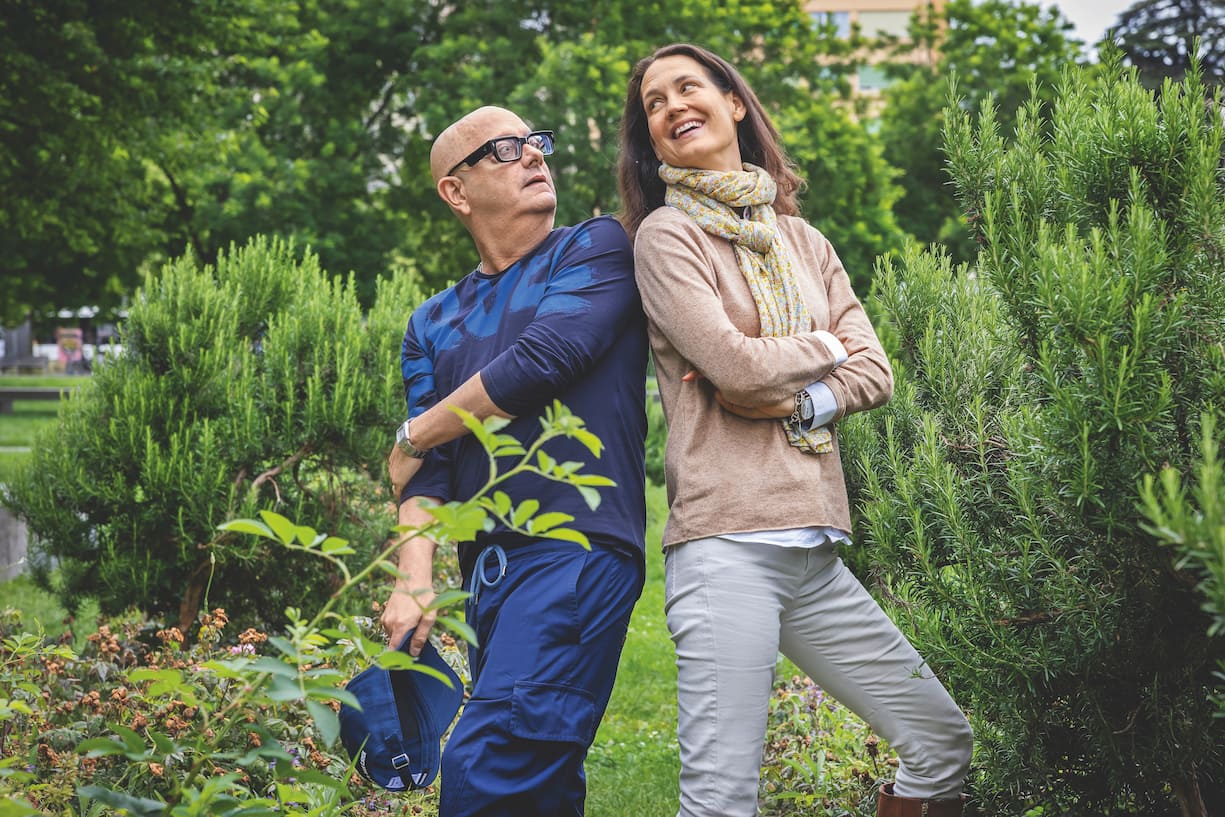 Réchappée d’un cancer, Delphine Lubomirski-Eggly a créé l’association Healing Joy. Le comédien Joseph Gorgoni s’engage avec elle