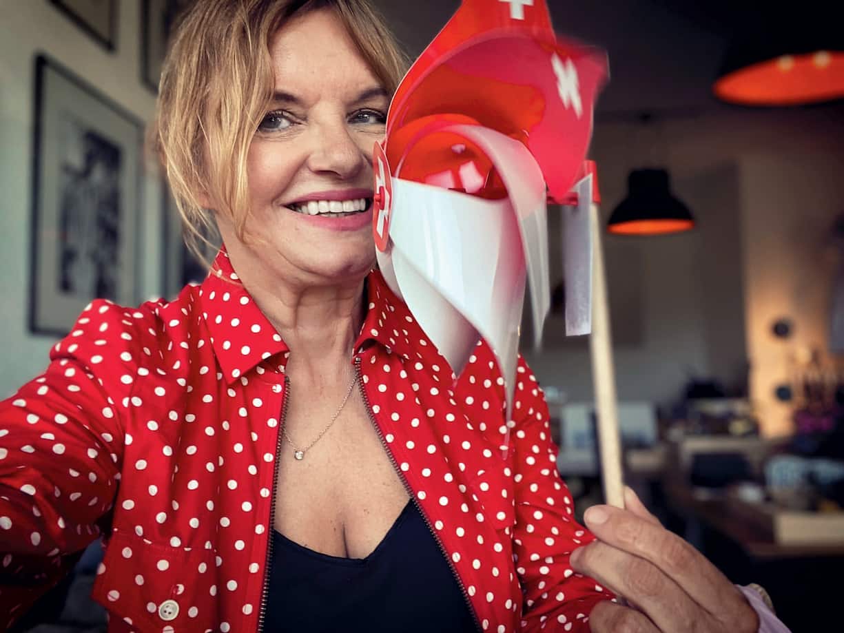 La chanteuse Diane Tell