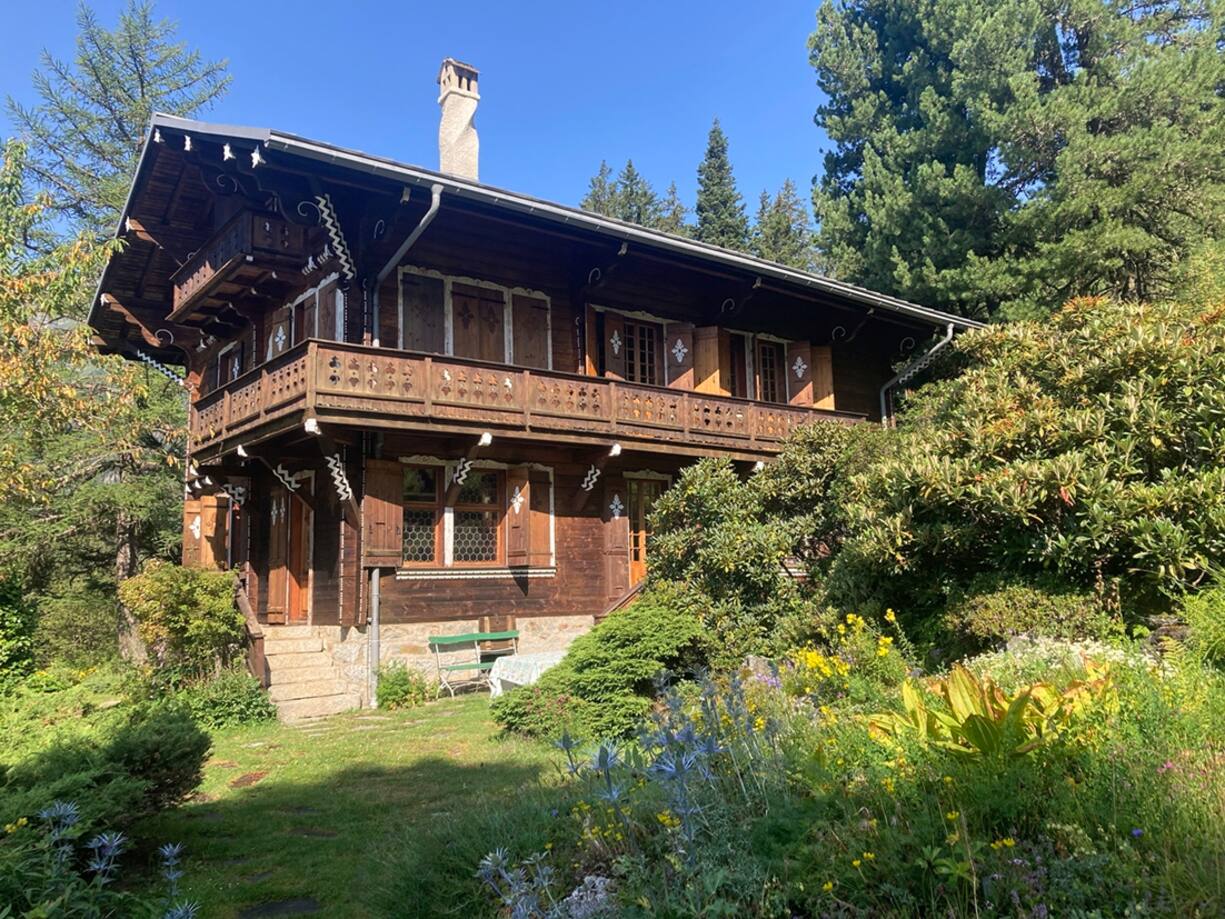 Le grand chalet du jardin botanique