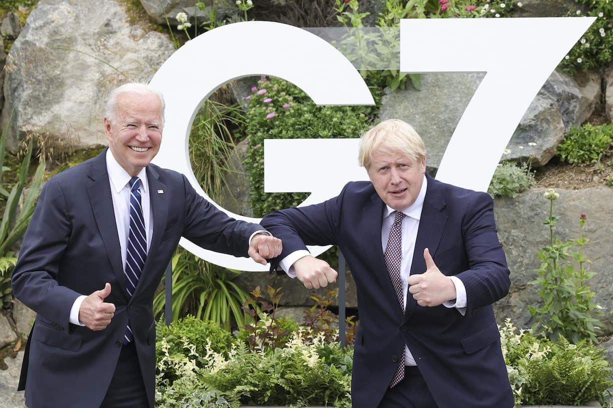 Biden Johnson au G7