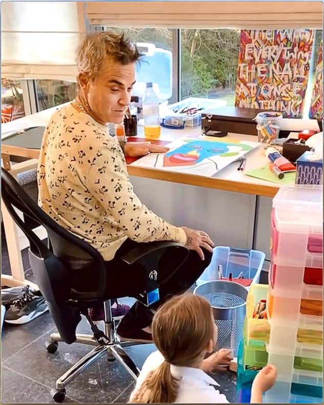 ROBBIE WILLIAMS ET SA FEMME