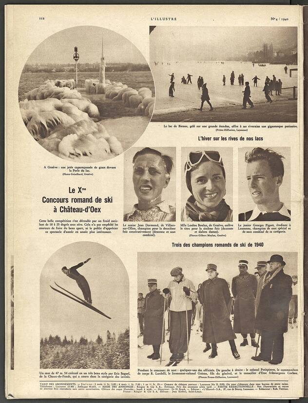 Louise Boulaz dite Loulou Boulaz dans L'illustré