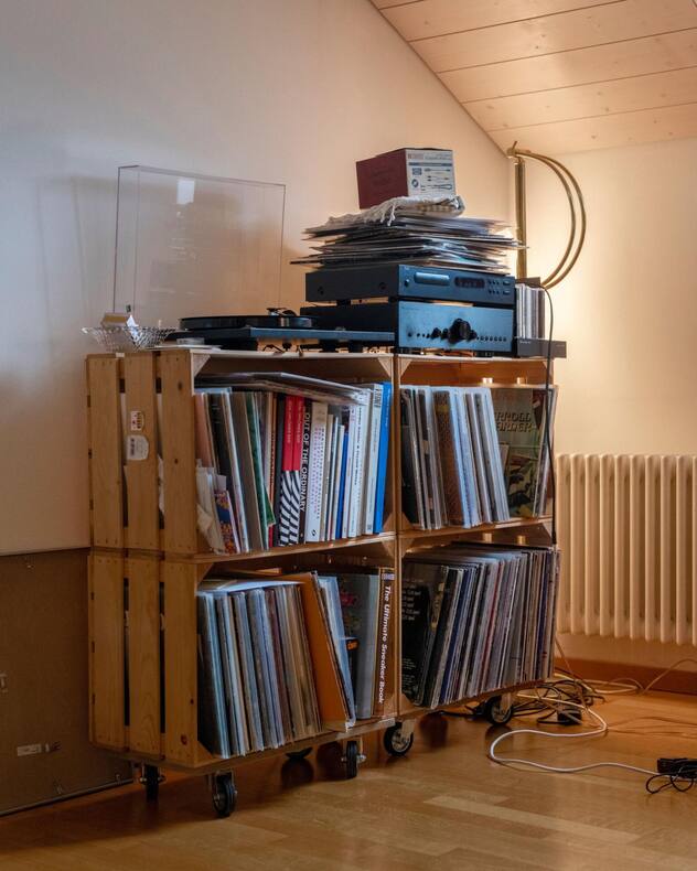 Guillaume Dietrich alias Muddy Monk est resté attaché aux CD et aux vinyles.