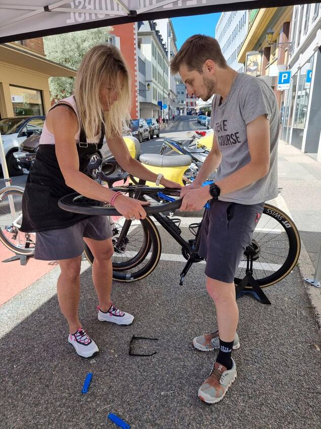 Atelier vélo animé par Tête de Course à Nyon