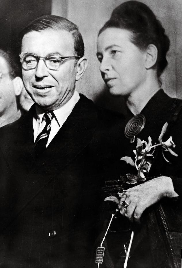Jean-Paul Sartre et Simone de Beauvoir