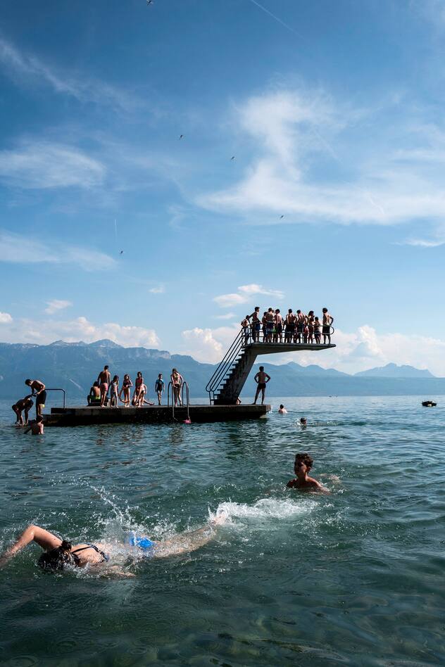 Geneva Lake, Lutry, Switzerland, May 2017 Lac Léman, Lutry, Suisse, mai 2017
