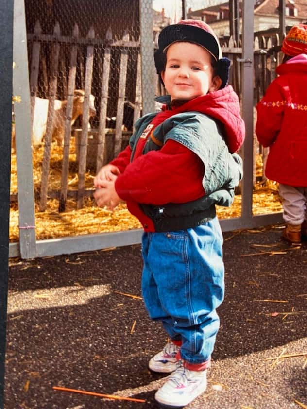 Alexandre Kominek à l'age de 2 ans et 4 mois, à Carouge (GE)