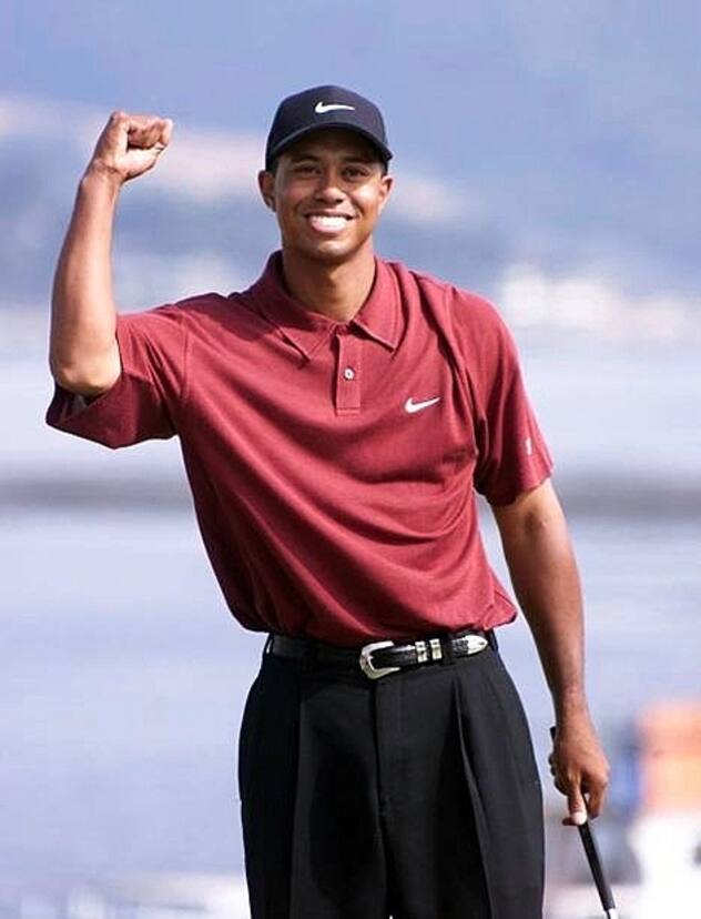 Tiger Woods remporte l'US Open à Pebble Beach le 18 juin 2000