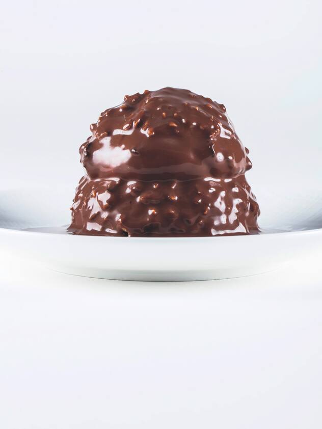 Profiteroles chocolat vanille