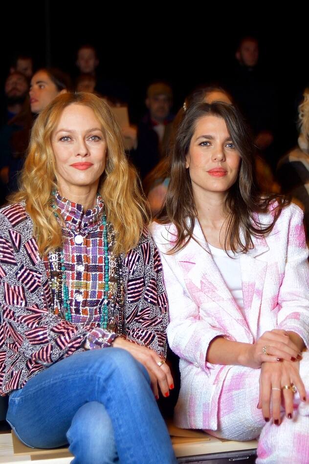 Vanessa Paradis and Charlotte Casiraghi