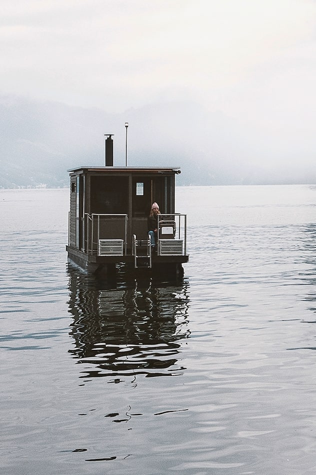 Bateau-sauna à Bienne