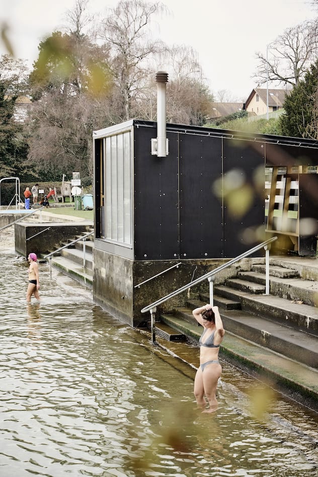 Le sauna Bain des Trois Jetées à Nyon
