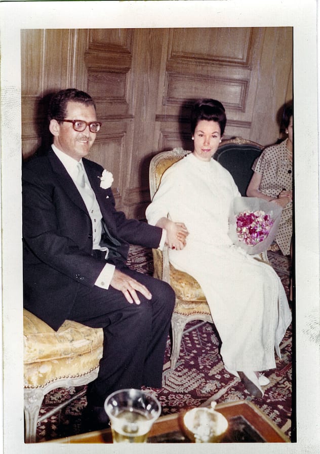 Nadine de Rothschild et son mari
