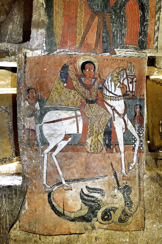 peinture représentant l’archange saint Michel