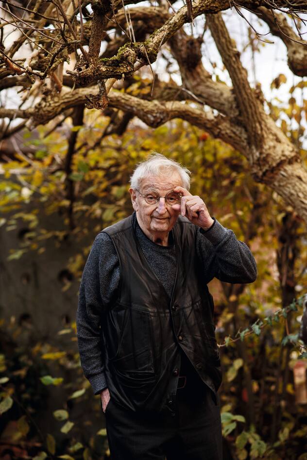 Portrait de l'écrivain l’écrivain Peter Bichsel