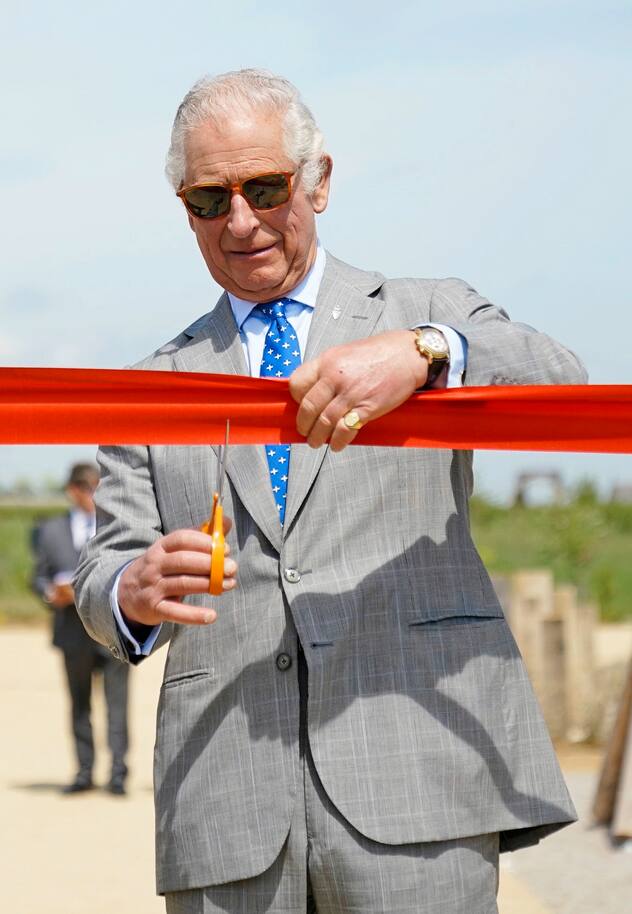 Charles en visite à Poundbury