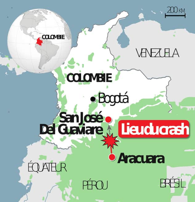 carte de la colombie