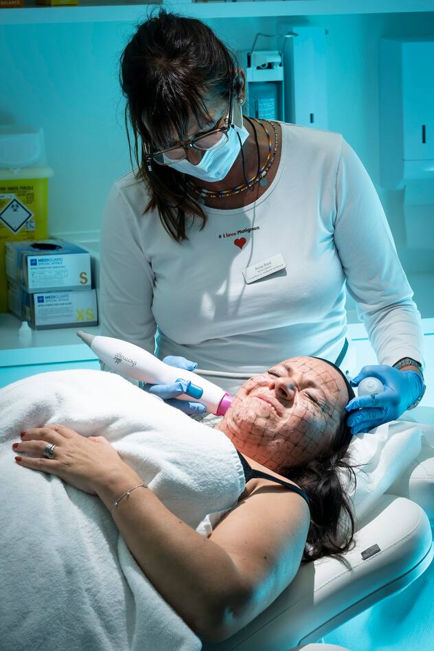 Technique du thermage à la clinique Matignon