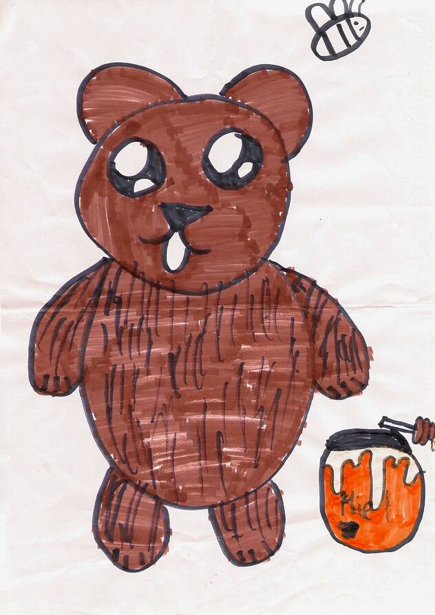 Dessin d’Alexandre, 5 ans, qui attend un don d'organe