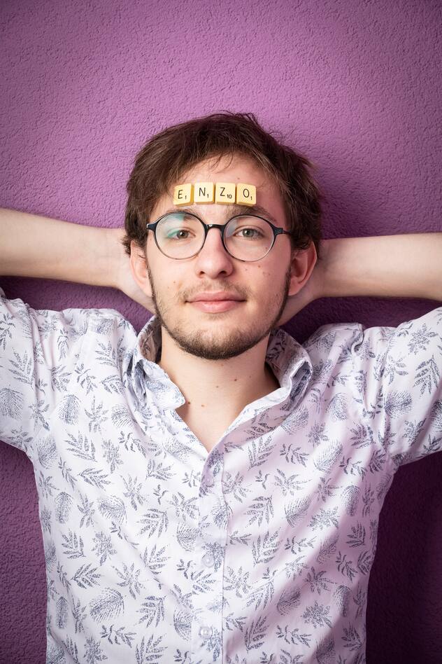 Enzo Yerly, passionné de Scrabble